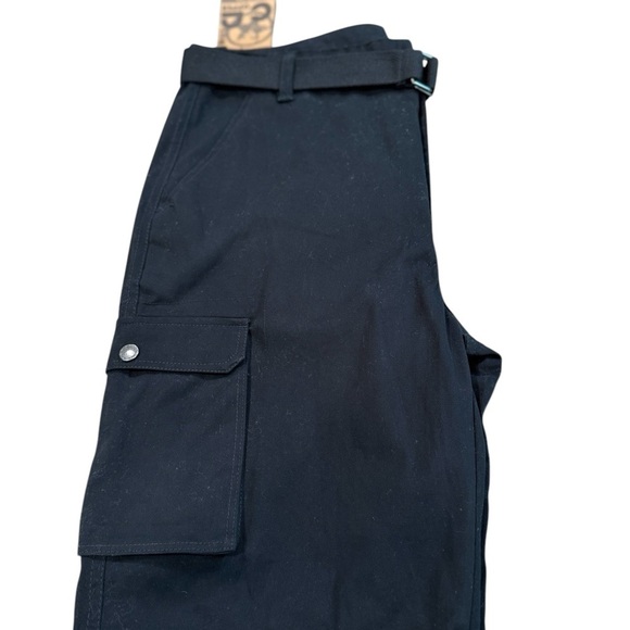 Copper Denim Cargo Men’s Belted Black Shorts Size 34 Casual leisure relaxed NWT - Picture 5 of 7